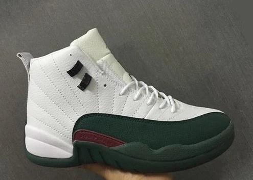 Air Jordan 12 Retro White Dark Green