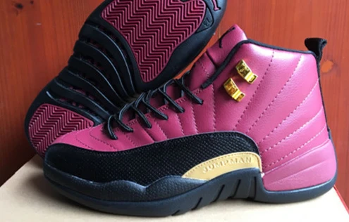 Air Jordan 12 Retro Wine Red Black