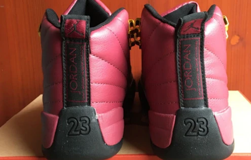 Air Jordan 12 Retro Wine Red Black