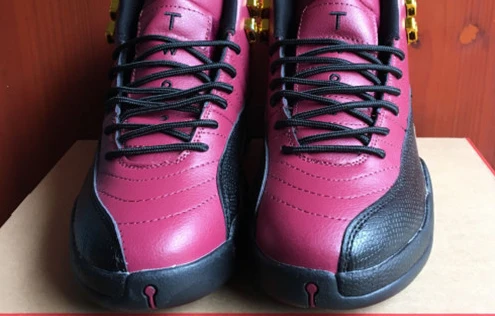 Air Jordan 12 Retro Wine Red Black