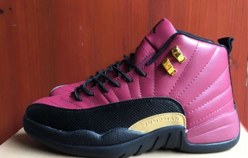 Air Jordan 12 Retro Wine Red Black