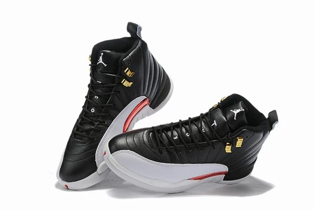 Air Jordan 12 White Red Gold-1