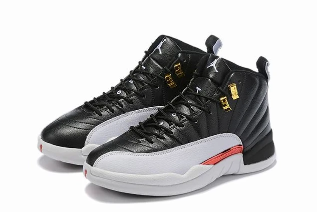 Air Jordan 12 White Red Gold-1
