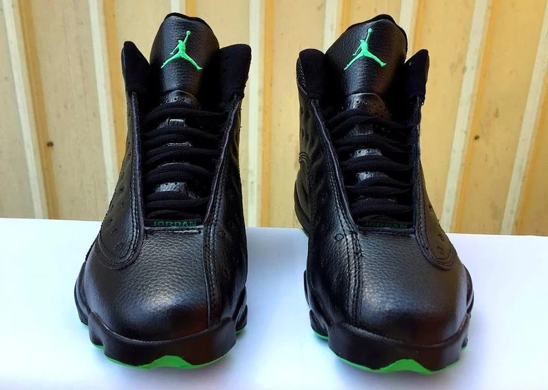 Air Jordan 13 Black Green-1
