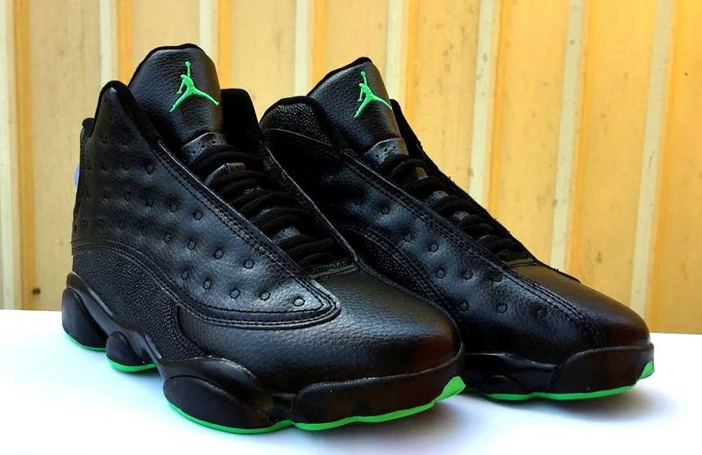 Air Jordan 13 Black Green-1
