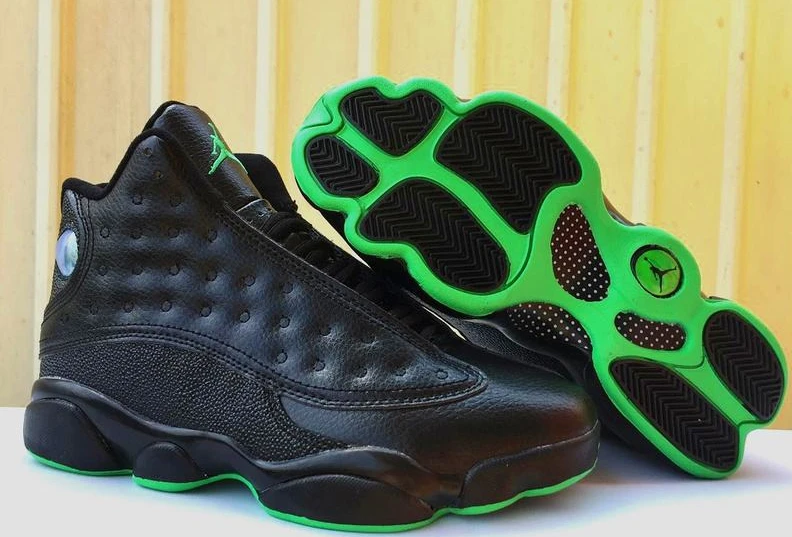 Air Jordan 13 Black Green-1