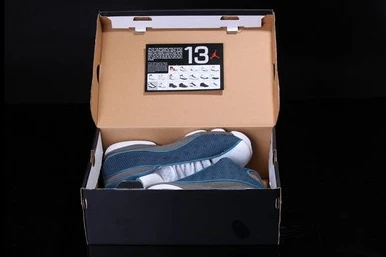 Air Jordan 13 Flint Blue Grey White