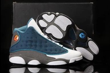 Air Jordan 13 Flint Blue Grey White