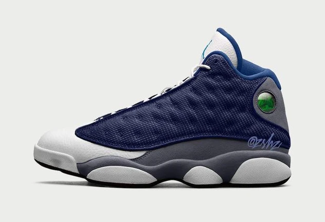 Air Jordan 13 Flint Navy Blue-1