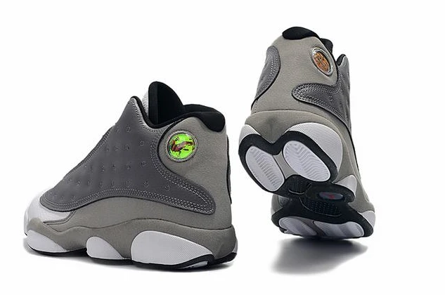 Air Jordan 13 Light Gray White-01