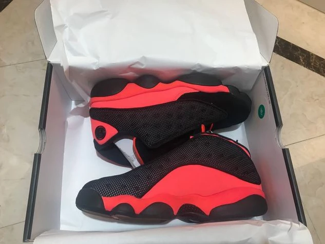 Air Jordan 13 Low Black Red-1