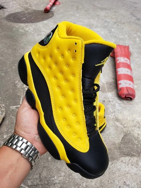 Air Jordan 13 Retro Black Yellow-1
