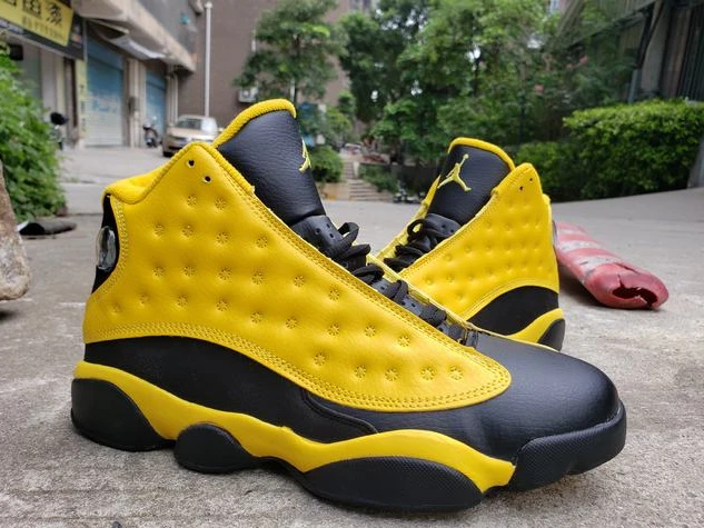 Air Jordan 13 Retro Black Yellow-1