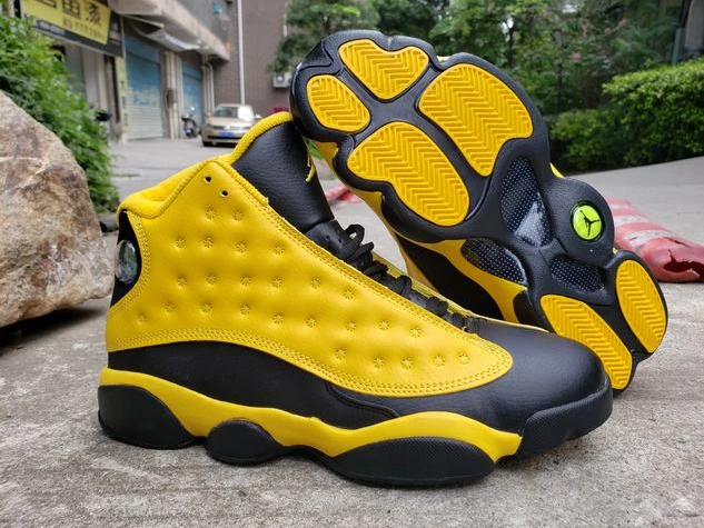 Air Jordan 13 Retro Black Yellow-1