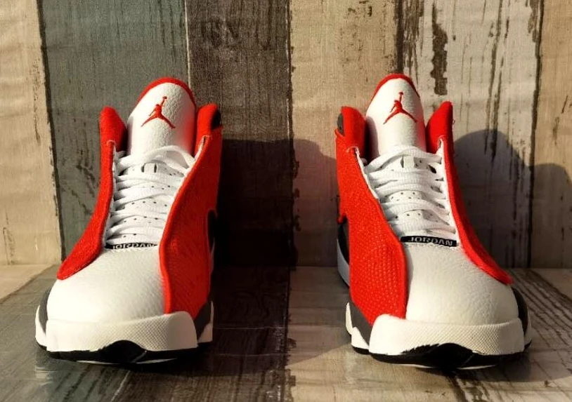 Air Jordan 13 Retro White Black Red-1