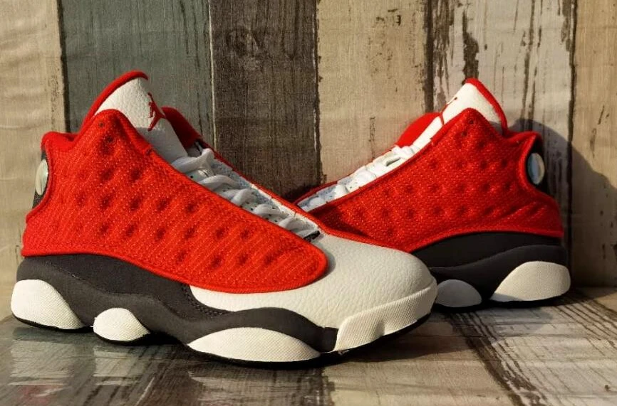 Air Jordan 13 Retro White Black Red-1