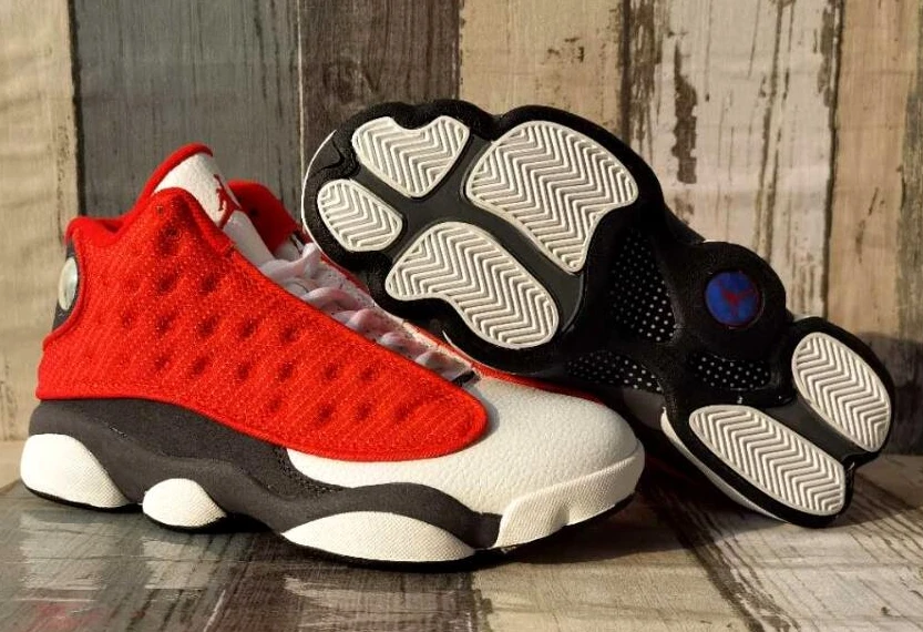 Air Jordan 13 Retro White Black Red-1