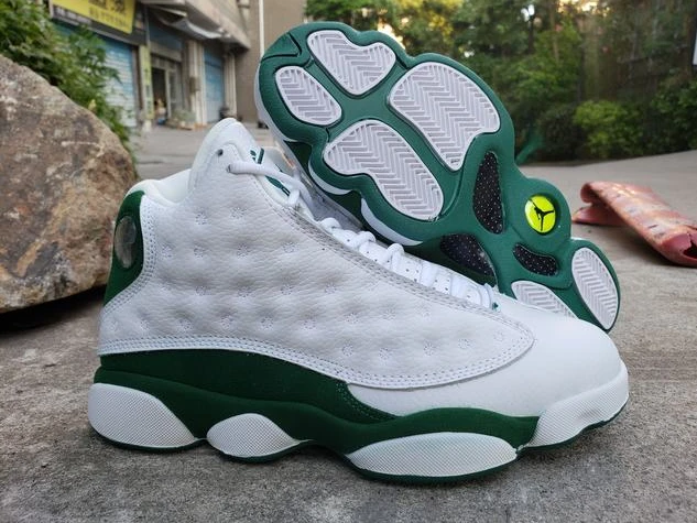 Air Jordan 13 White Green-1