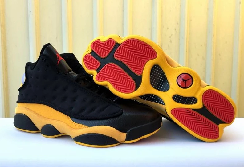 Air Jordan 13 Yellow Black-1