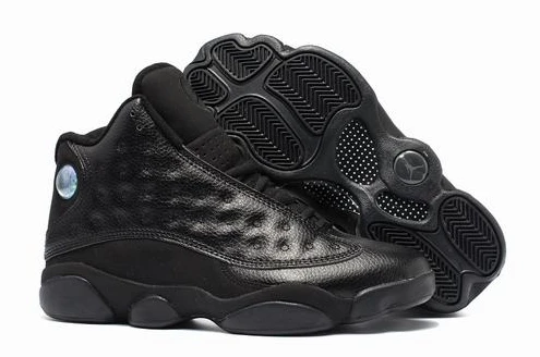 Air Jordan 13 retro all black-1