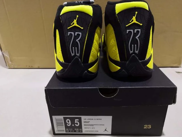 Air Jordan 14 High Black Yellow-01