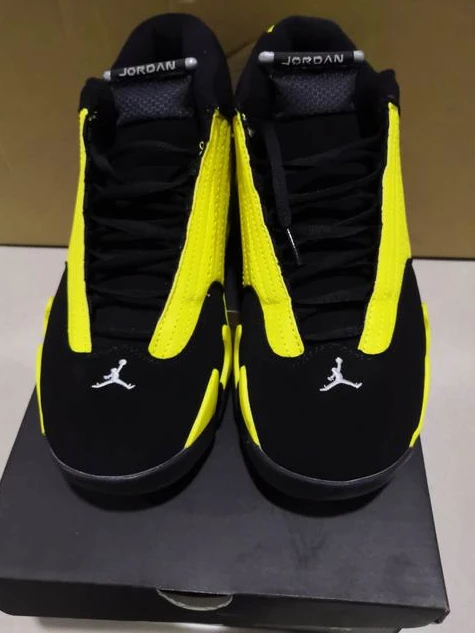 Air Jordan 14 High Black Yellow-01