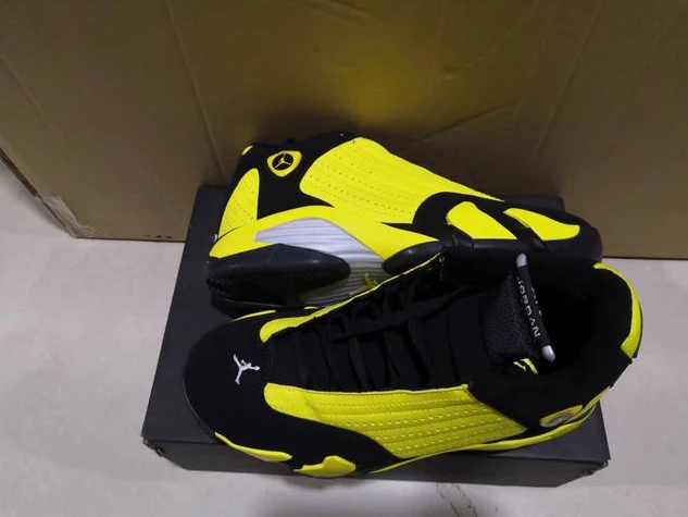 Air Jordan 14 High Black Yellow-01