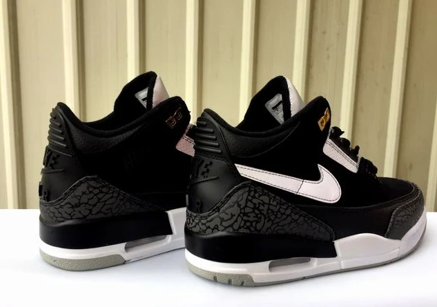 Air Jordan 3 Black Cement 3M Reflective-1