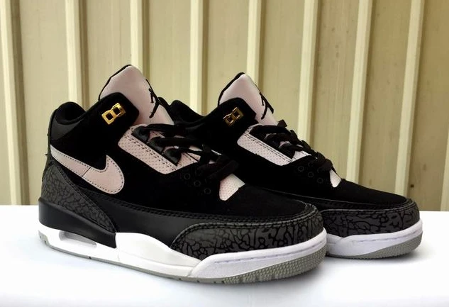 Air Jordan 3 Black Cement 3M Reflective-1