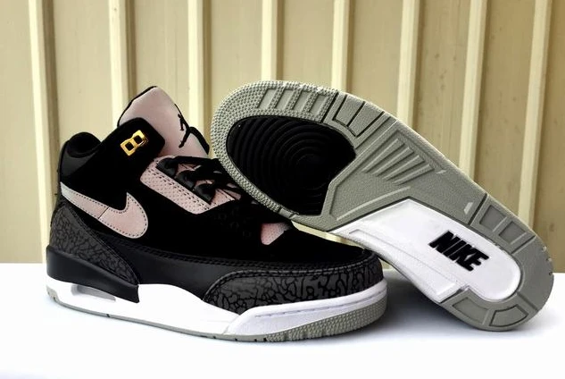 Air Jordan 3 Black Cement 3M Reflective-1