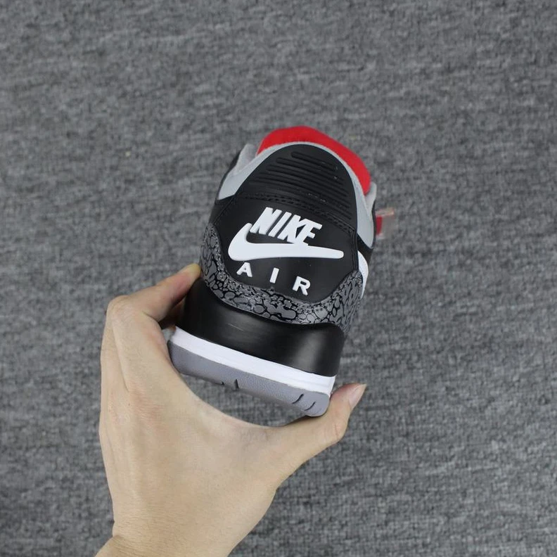 Air Jordan 3 Black Cement Nike-1