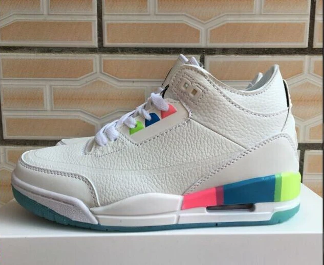 Air Jordan 3 GS White Color-1