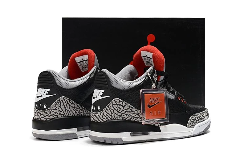 Air Jordan 3 New Black Cement-1