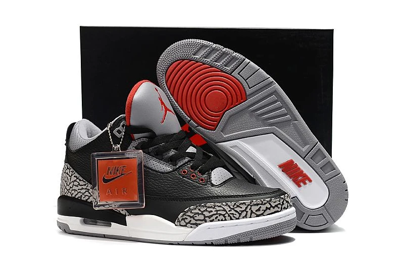 Air Jordan 3 New Black Cement-1
