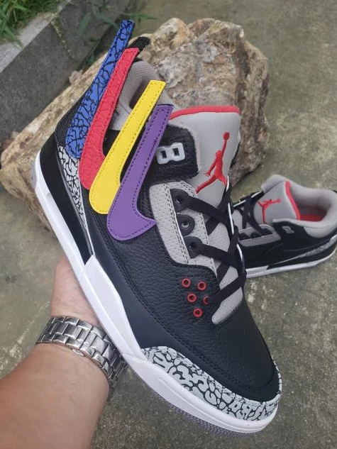 Air Jordan 3 New Black Cement-1