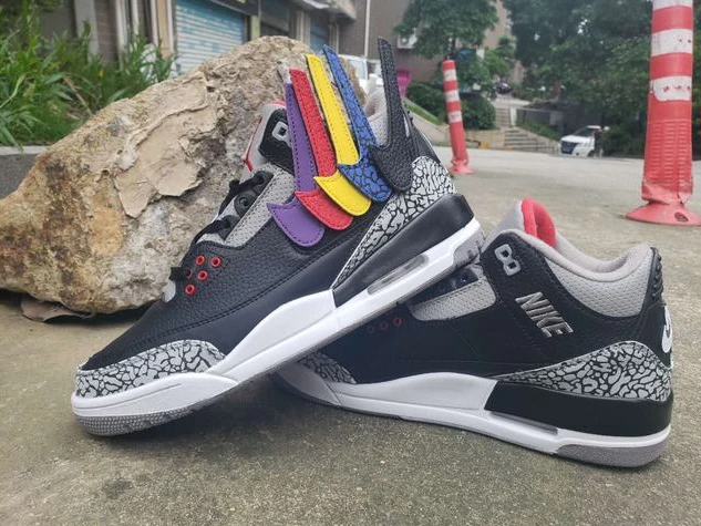 Air Jordan 3 New Black Cement-1