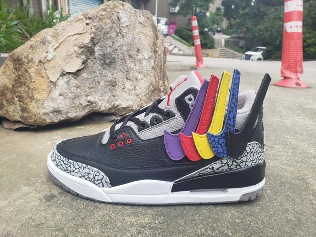 Air Jordan 3 New Black Cement-1