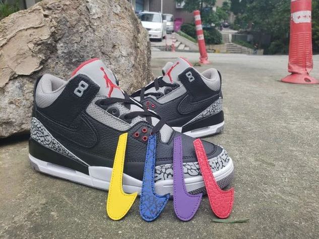 Air Jordan 3 New Black Cement-1