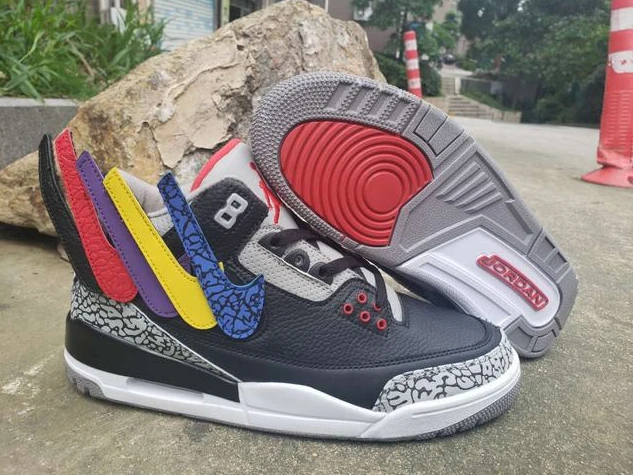 Air Jordan 3 New Black Cement-1