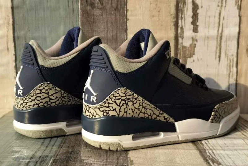 Air Jordan 3 Retro Dark Blue Gray
