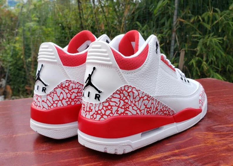 Air Jordan 3 Retro White Red-1