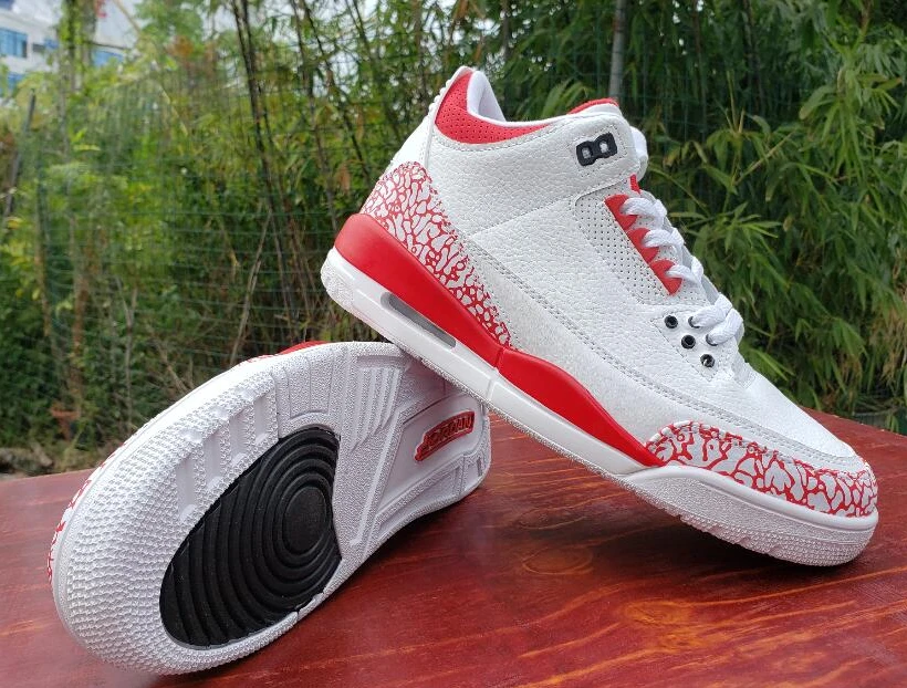 Air Jordan 3 Retro White Red-1