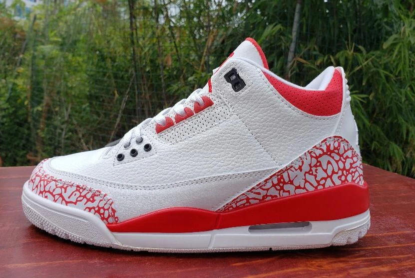 Air Jordan 3 Retro White Red-1