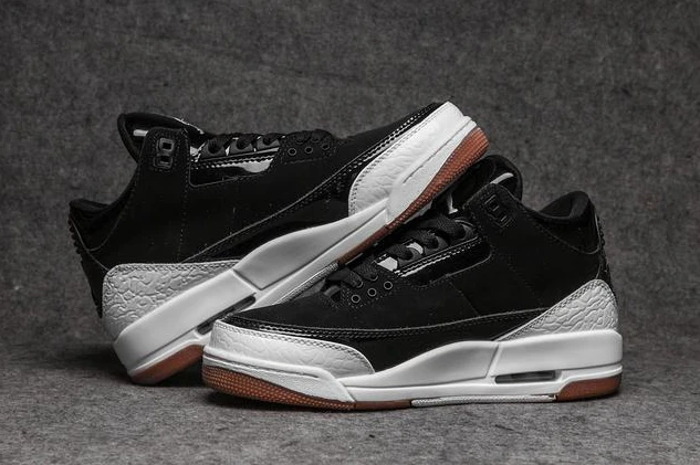 Air Jordan 3 Top Quality black white-1