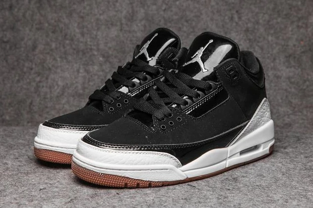 Air Jordan 3 Top Quality black white-1