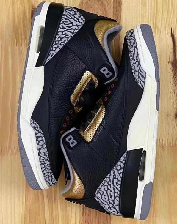 Air Jordan 3 WMNS Black Gold