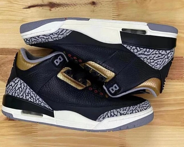Air Jordan 3 WMNS Black Gold