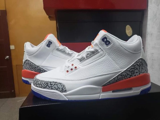 Air Jordan 3 White Red Blue-01