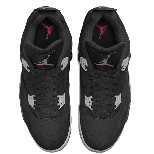 Air Jordan 4 Black Canvas