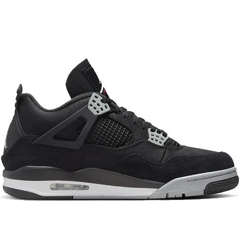 Air Jordan 4 Black Canvas
